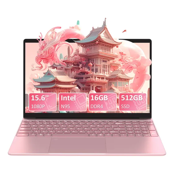 Ultrabook Laptop T152A 15.6" rosa 16GB de Ram - 512GB SSD - Intel Celeron