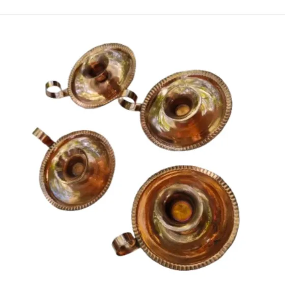 Palmatorias De Cobre, Porta Velas Cobre, Velas