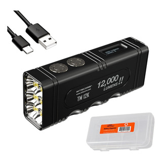 Linterna Nitecore Tm12k, 12,000 Lem Lumen High Lumen Usb-c R Linterna Nitecore Tm12k, 12,000 Lem Lumen High Lumen Usb-c R