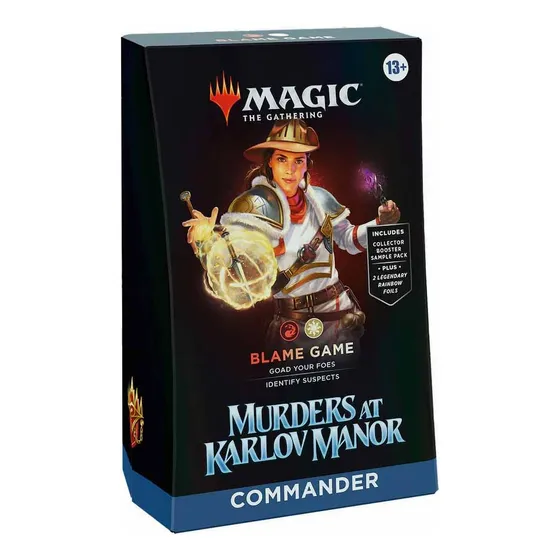 Magic The Gathering Murders At Karlov Manor Blame Game Commander Idioma Ingles Deep Clue Sea 2023