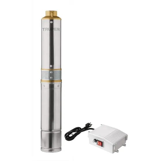 Bomba Sumergible Para Pozo Profundo, 1/2 Hp, Truper, 16933