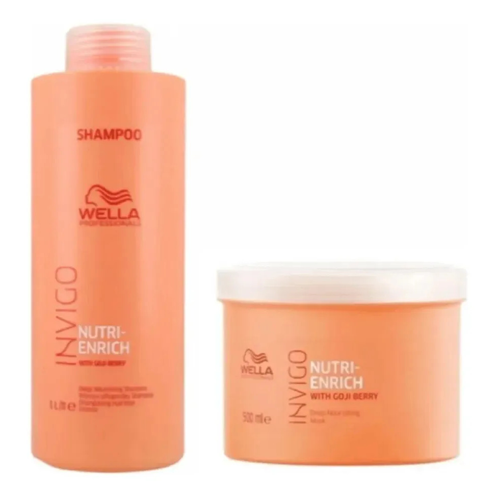 Kit Wella Professionals Invigo Nutri-Enrich nutrição de 1500ml Kit Wella Professionals Invigo Nutri-Enrich nutrição de 1500ml