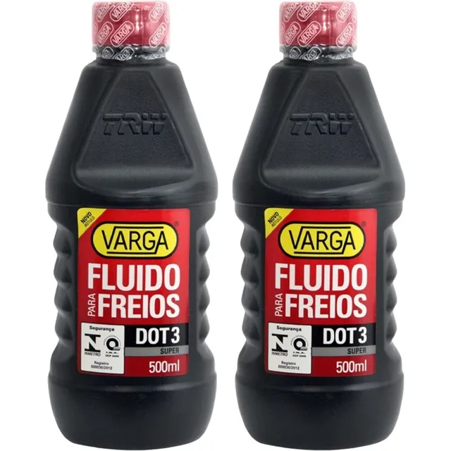 Kit Combo 2 Óleo Fluido Freio Dot3 Trw Varga 500ml Rclf00021