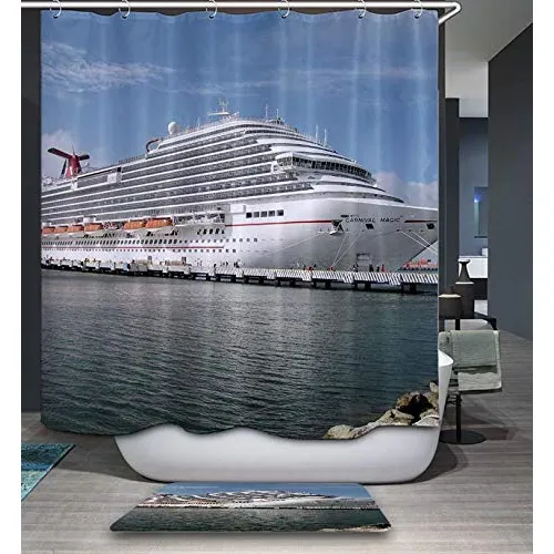 Gojeek Cortina Ducha Diseño Crucero Gran Carnaval