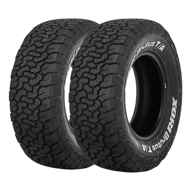 Kit 2 Pneu Xbri Aro R17 285/70r17 Brutus T/a Ford Ranger Owl