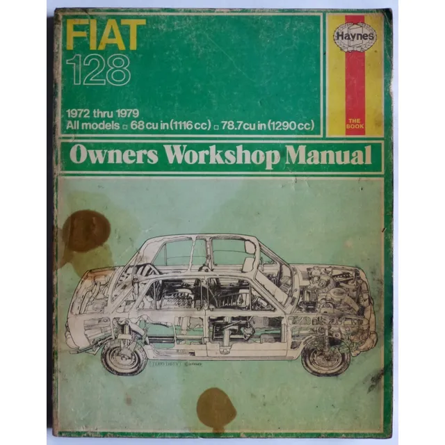 Fiat 128 Manual De Taller Haynes Desde 1972 Hasta 1979 