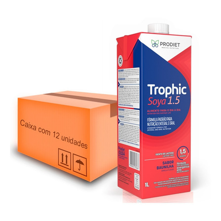 Trophic Soya 1.5 Caixa Com 12 Unidades - Prodiet Trophic Soya 1.5 Caixa Com 12 Unidades - Prodiet