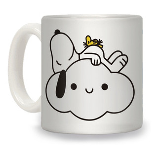Taza Snoopy Y Woodstock Recostados En Una Nube Taza Snoopy Y Woodstock Recostados En Una Nube