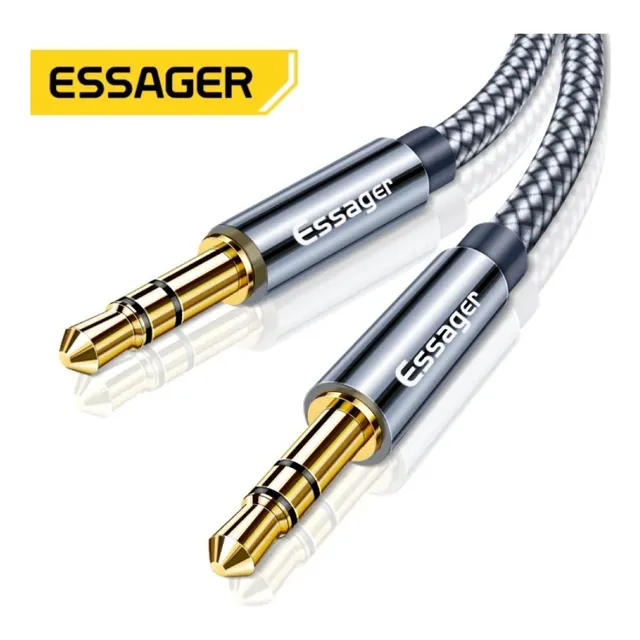 Cable Auxiliar Audio Jack 3,5mm De 3 Metros - Essager