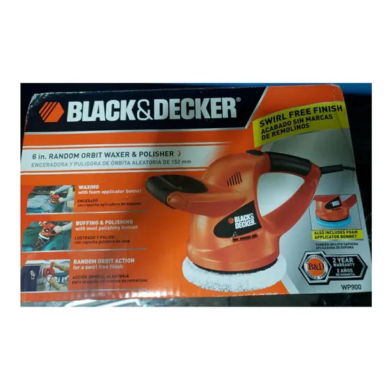 Pulidora Y Enceradora Orbital Automotriz Black&decker Wp900