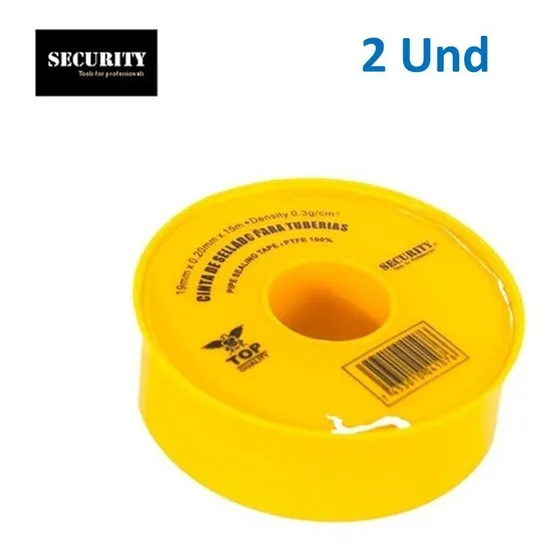 Teflon Security Original 9mmx15mx0.20mm Pack 2 Unidades