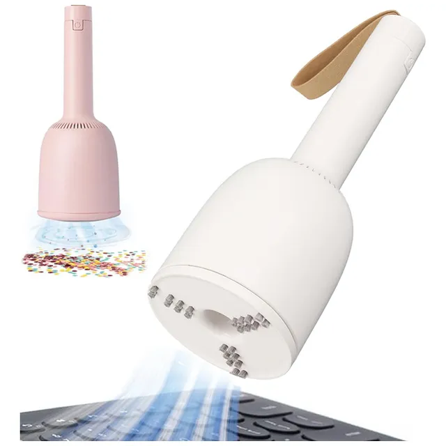 Mini Aspirador Sem Fio Usb Escova Feiticeira Para Mesa Casa