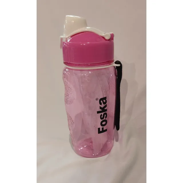 Termo De Agua Transparente De 400ml, Marca Foska