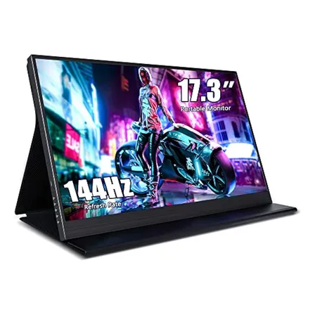 Monitor Portátil Zscmalls 17.3  Fhd 144hz Usb-c Hdmi Hdr
