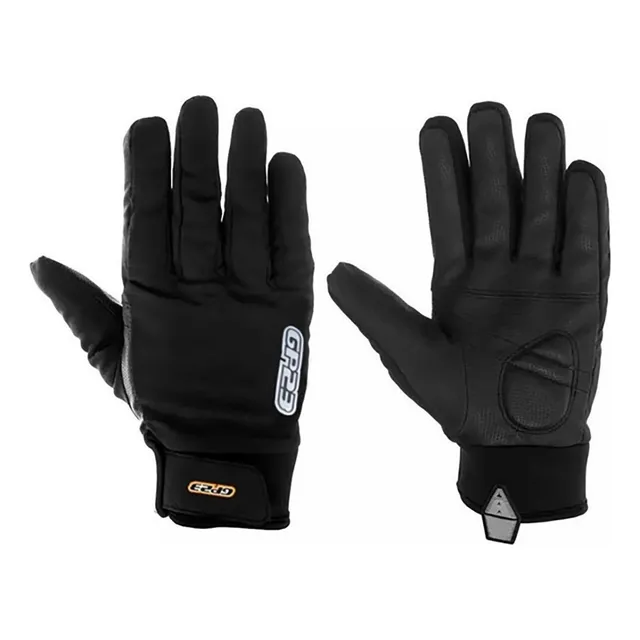 Guantes Moto Punto Extremo Softshell T/ Neoprene Frio - Sti Color Negro Talle L