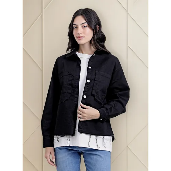 Campera Vade Retro Camisaco Mujer