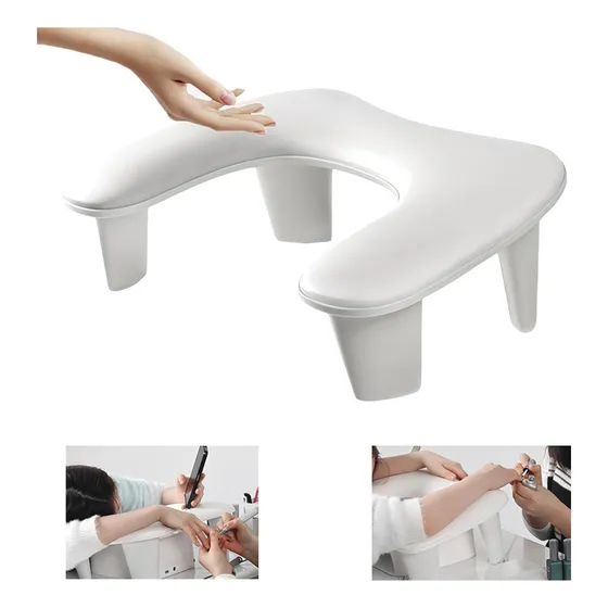 Manicura Dos Manos, Soporte Almohada, Almohada En Forma De U