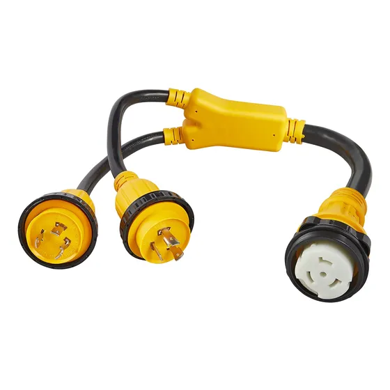 Mecmo 2 Adaptadores De Corriente De Costa Marina L5-30p A Ss