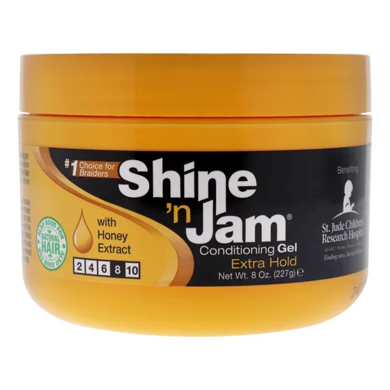 Gel Para El Cabello Ampro Shine-n-jam Extra Hold 236 Ml Para