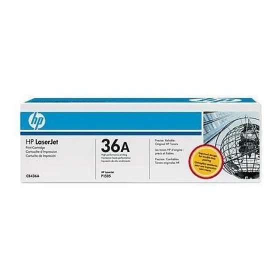 Tóner Hp 36a Original Negro 800g Para P1505 M1120 M1522