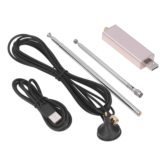 Receptor Usb Rtl Sdr Rtl2832u Ghz R820t2 100 Khz1.7 Completo