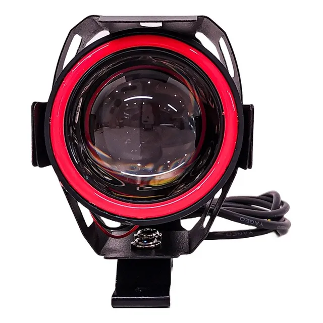 Faro Cree Led U7 Ojo De Angel Proyector Lupa Auxiliar Moto