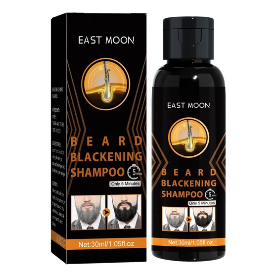 . Champú Oscurecedor Natural Para Barba, Color De Barba