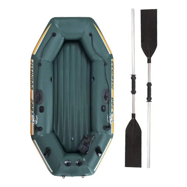 Barco Inflable Remo Bomba Balsa Para Lago Adulto Bote Pesca