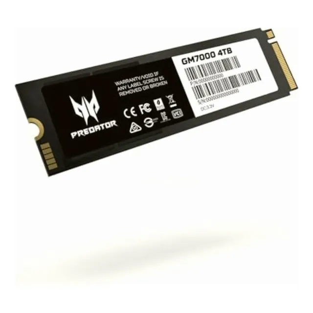 Acer Unidad Ssd Predator Gm7000 4tb M.2 Nvme Gen4x4 7400mb/s
