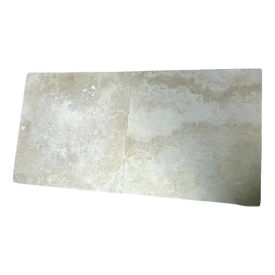 Baldosas De Marmol Natural Travertino Mate 61 X 61 Cm Revest