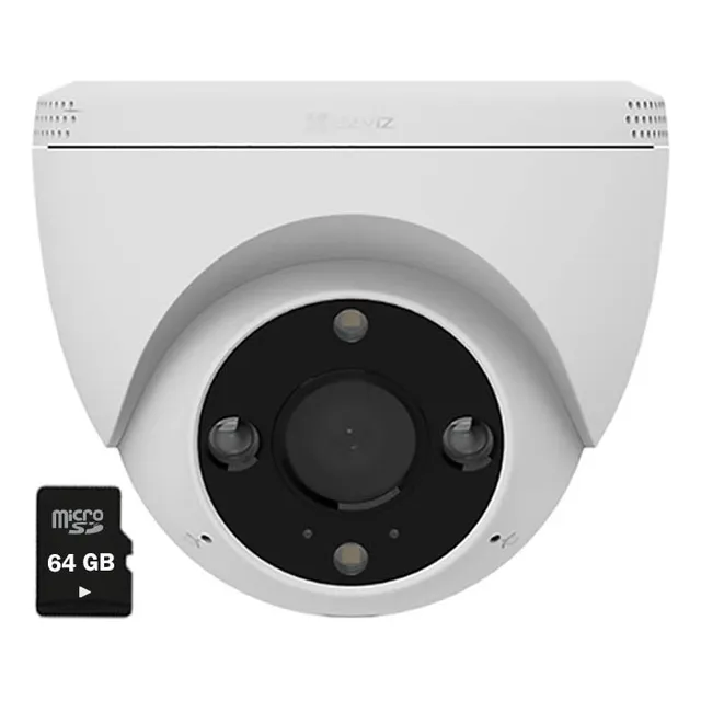Cámara Seguridad H4 2k Ezviz Noche Color Exterior Sd 64gb
