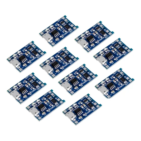 Modulo Cargador Bateria 5v 1a Tp4056 Micro Usb Pack X10u Sgk