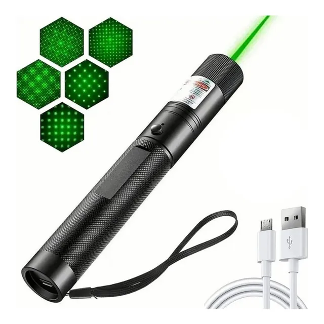 Apuntador Laser Puntero 1000 Metros Poderoso Recargable Usb