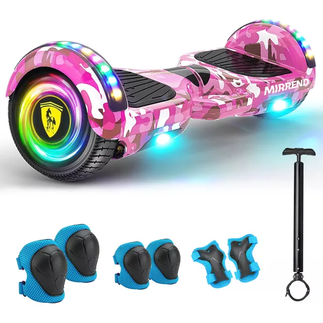 Scooter Hoverboard Mirrend T1 Pink Con Bluetooth Para Niños