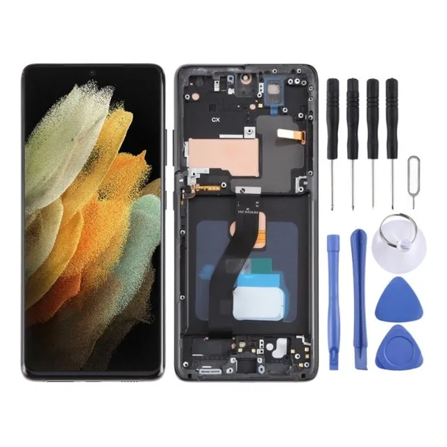 Tela De Toque Sjp-lcd Para Galaxy S21 Ultra Sm-g998