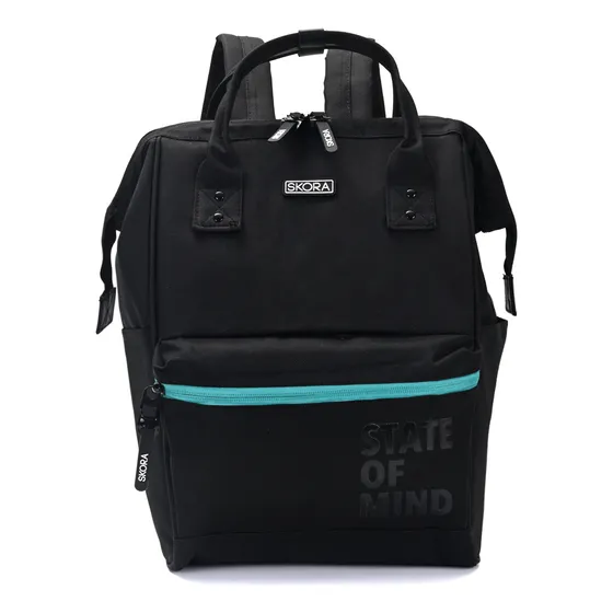 Mochila Skora Boca De Pez Eve Cierre Color Antirrobo Viaje
