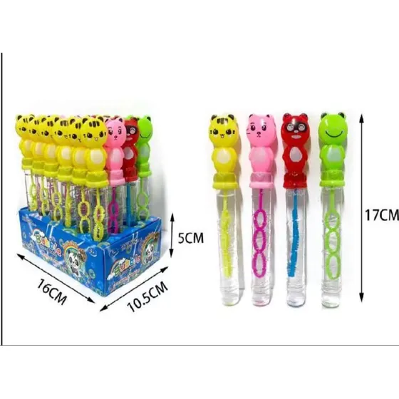 24 Burbujero Infantil Juguete Burbujas Niño Cotillon Regalo 