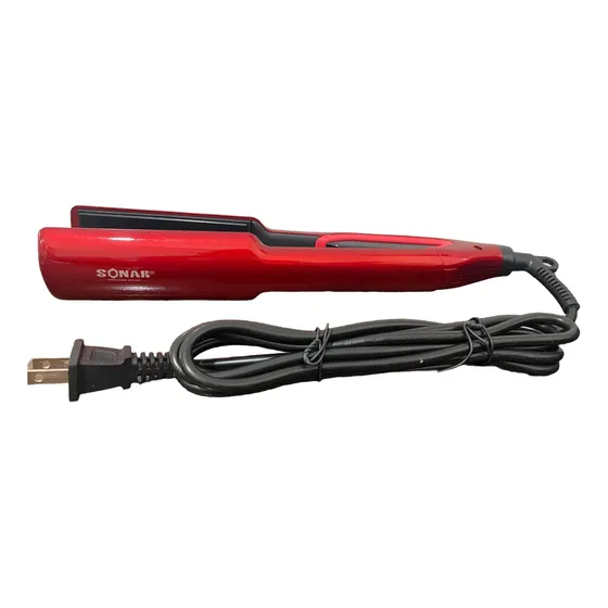 Plancha De Cabello Sonar Sn-1021 - Color Rojo Calidad 240v