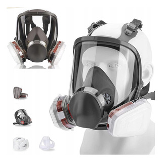 Máscara Facial Completa Máscara De Gas Respiratorio Máscara Facial Completa Máscara De Gas Respiratorio