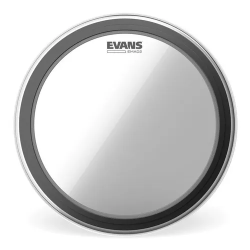 Funda de batería Evans Emad2 transparente BD26Emad2 Level 360