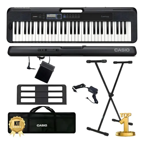 Teclado Casio Wk 6600 Workstation 76 Teclas Wk-6600 Cor Preto