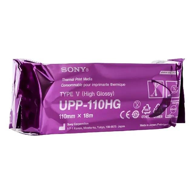 Papel Sony Upp-110hg Tipo V: High Glossy 110cm X 18m