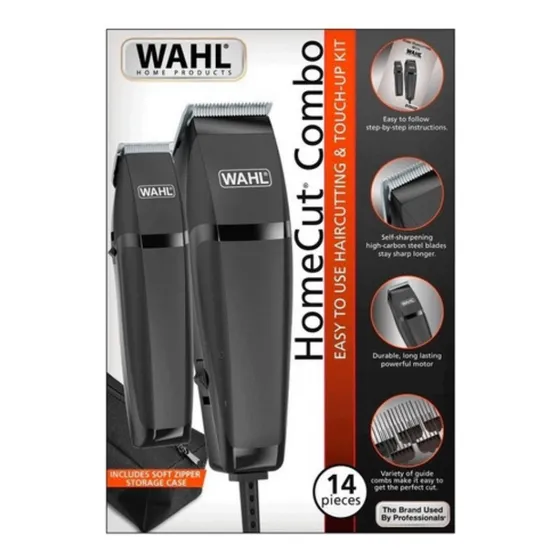 Afeitadora Eléctrica Máquina De Afeitar Cabello Wahl 14 Pzas