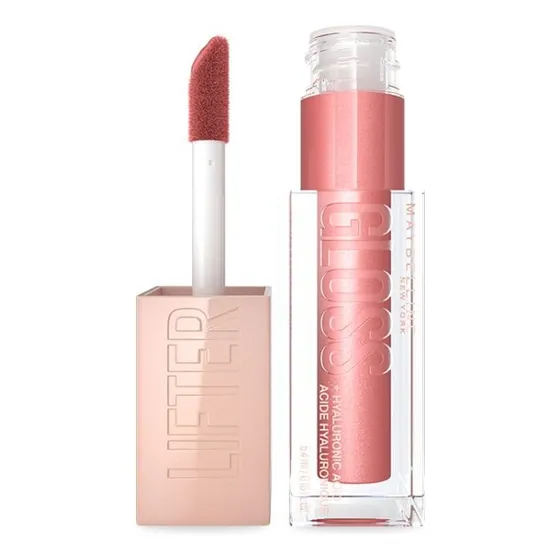 Brillo Labial Maybelline Lip Gloss Moon Acabado Glitter Color Rosa