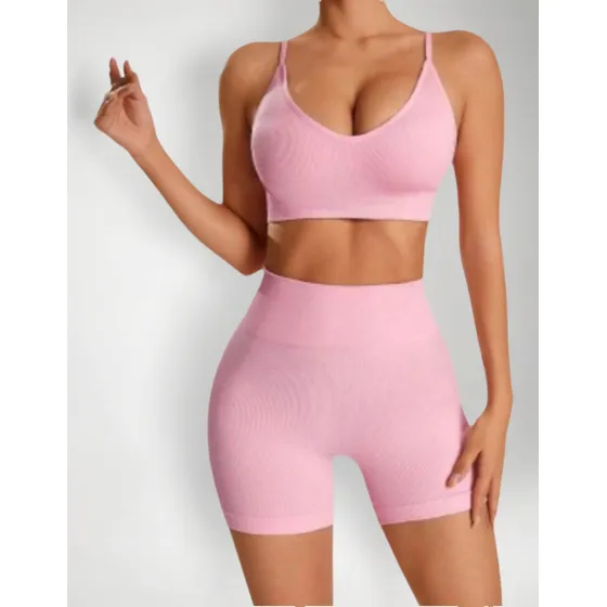 Conjunto Deportivo Shein Mujer 2 Piezas Top Y Short