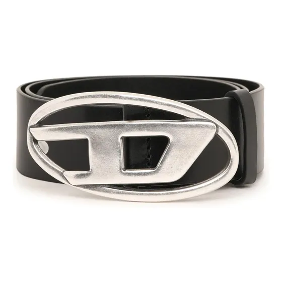 Cinturón De Piel Oval D Logo B-1dr Con Hebilla