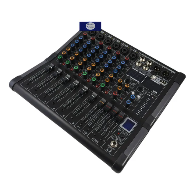 Mezcladora 6 Canales Harden Kmx-6mp 99dsp 32bit Bt Interface