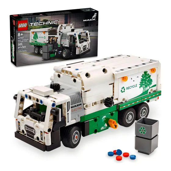 Set Lego Technic 42167 Camión De Residuos Mack® Lr 503pz