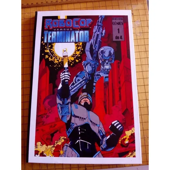 Libro Comic Robocop Vs Terminator Español Pasta Dura