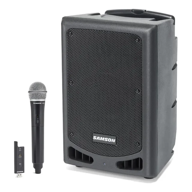 Caja Acústica Activa Samson Xp208w Con Mic/bt